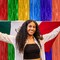 2 Pack Cinco De Mayo Fiesta Rainbow Backdrop Curtains – Metallic Fringe Tinsel Streamers (3.28 FT x 7.05 FT) – Mexican Party Decorations for Taco Party, Birthday, Carnival & Celebration Decor – Perfect for Mother's Day Card Making Displays